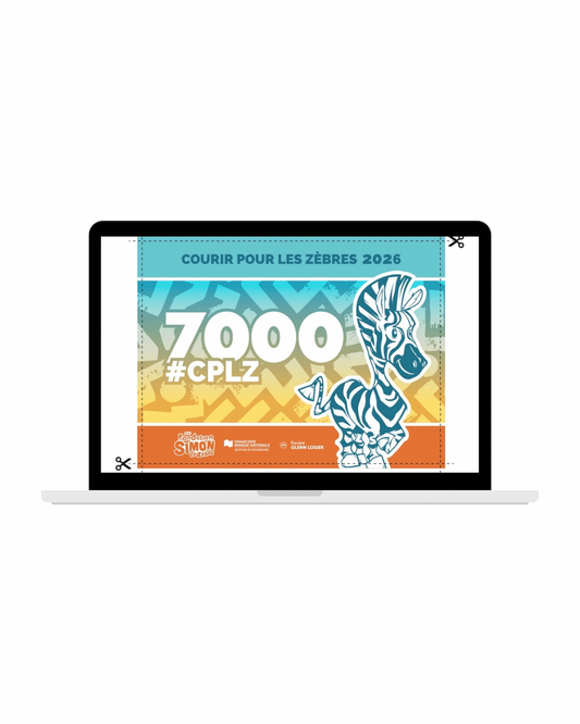 Dossard virtuel à imprimer